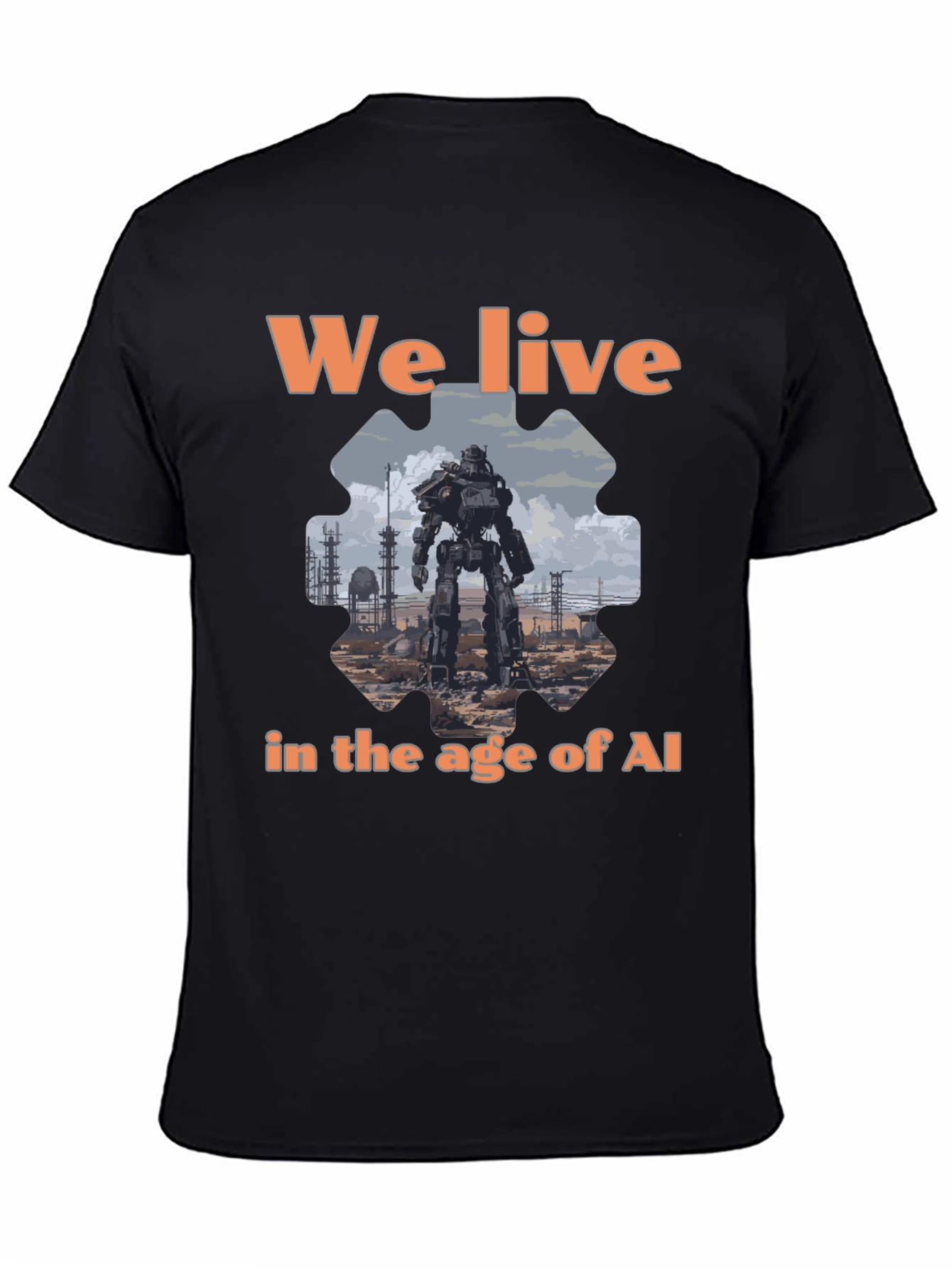 AI Age T-Shirt - Robot Graphic Tee