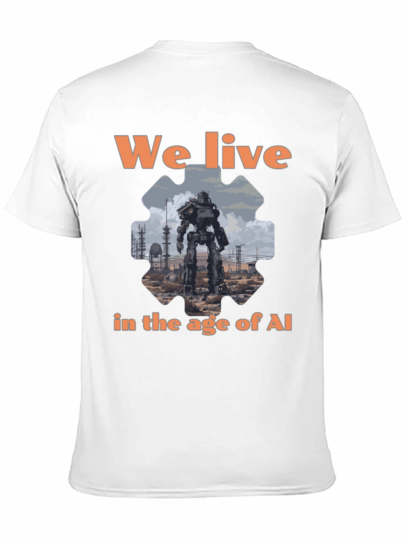 AI Age T-Shirt - Robot Graphic Tee