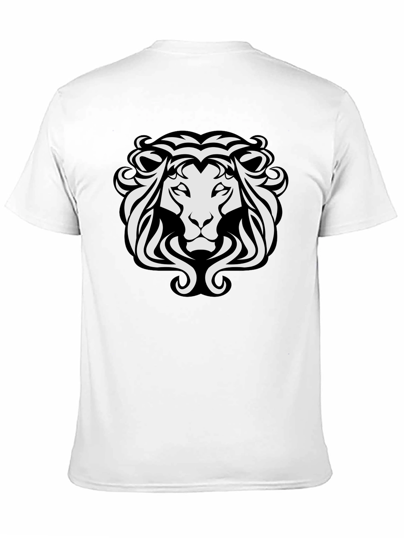 Lion Crest Graphic T-Shirt - Black