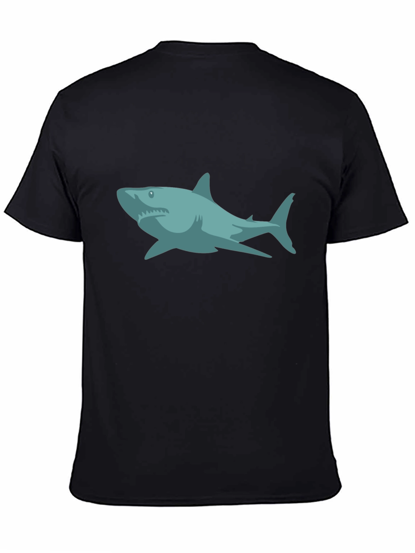 Shark Graphic Black T-Shirt - Casual Style