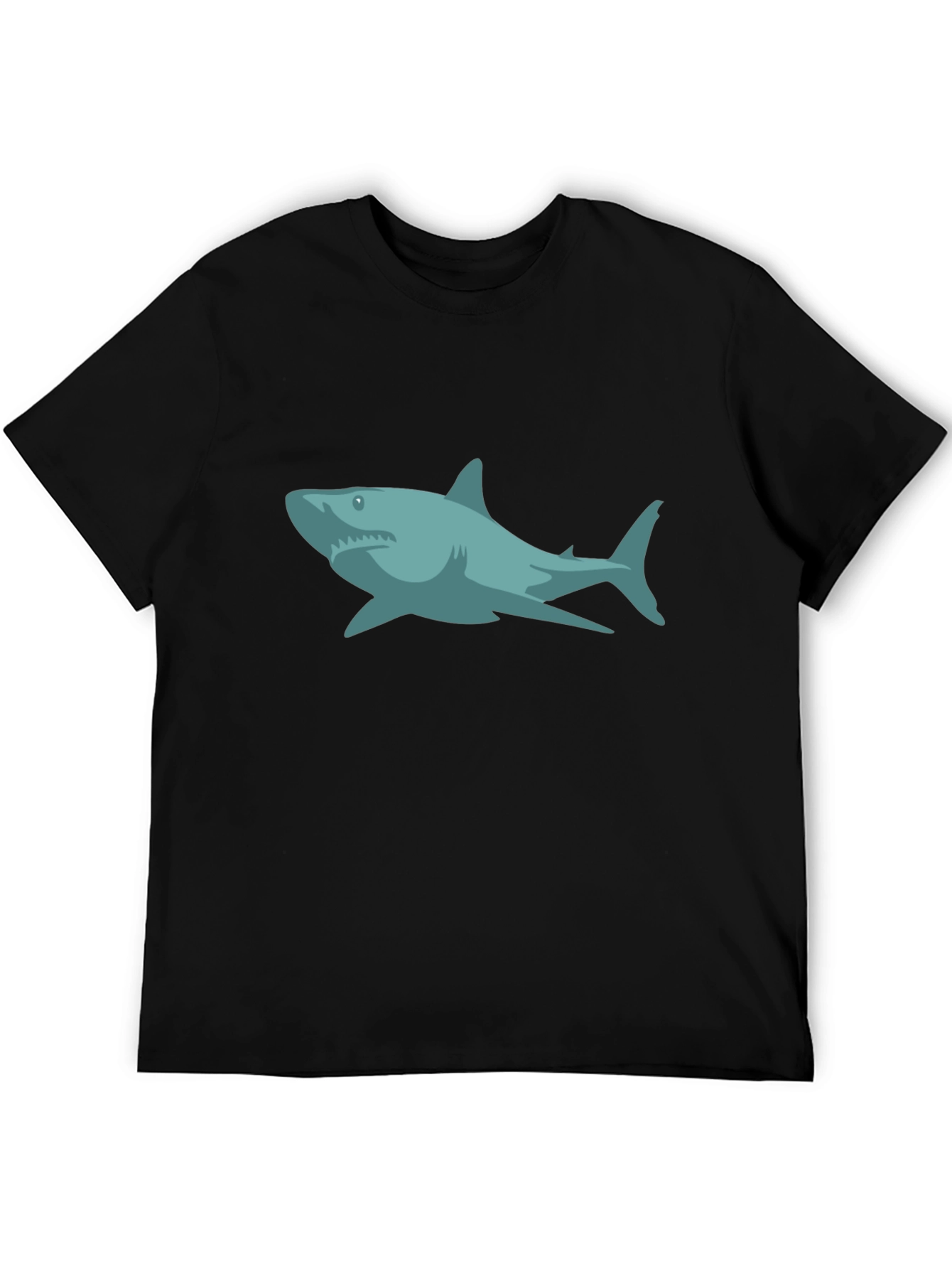 Shark Graphic Black T-Shirt - Casual Style