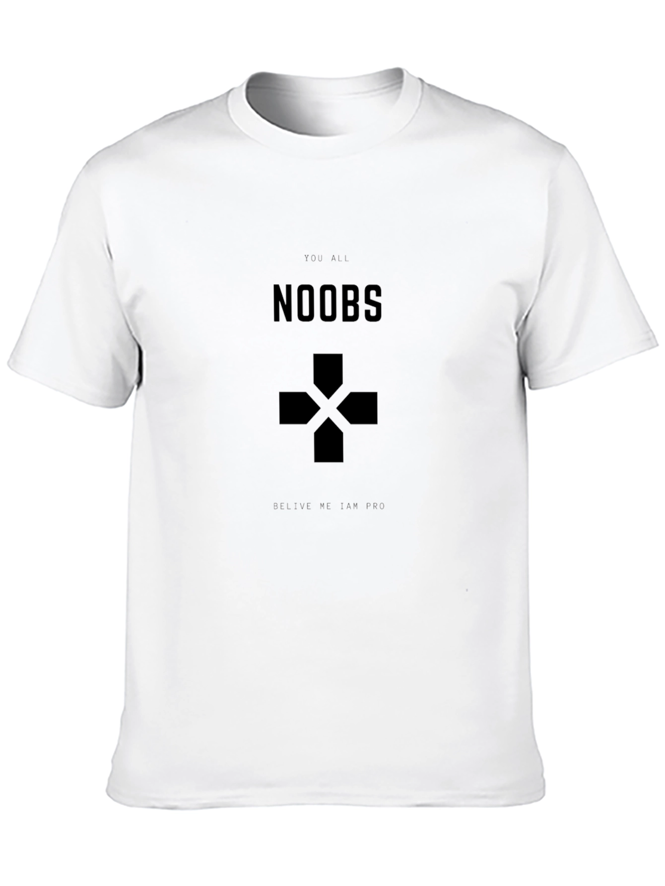 Gaming NOOBS T-Shirt - Black Cotton Tee