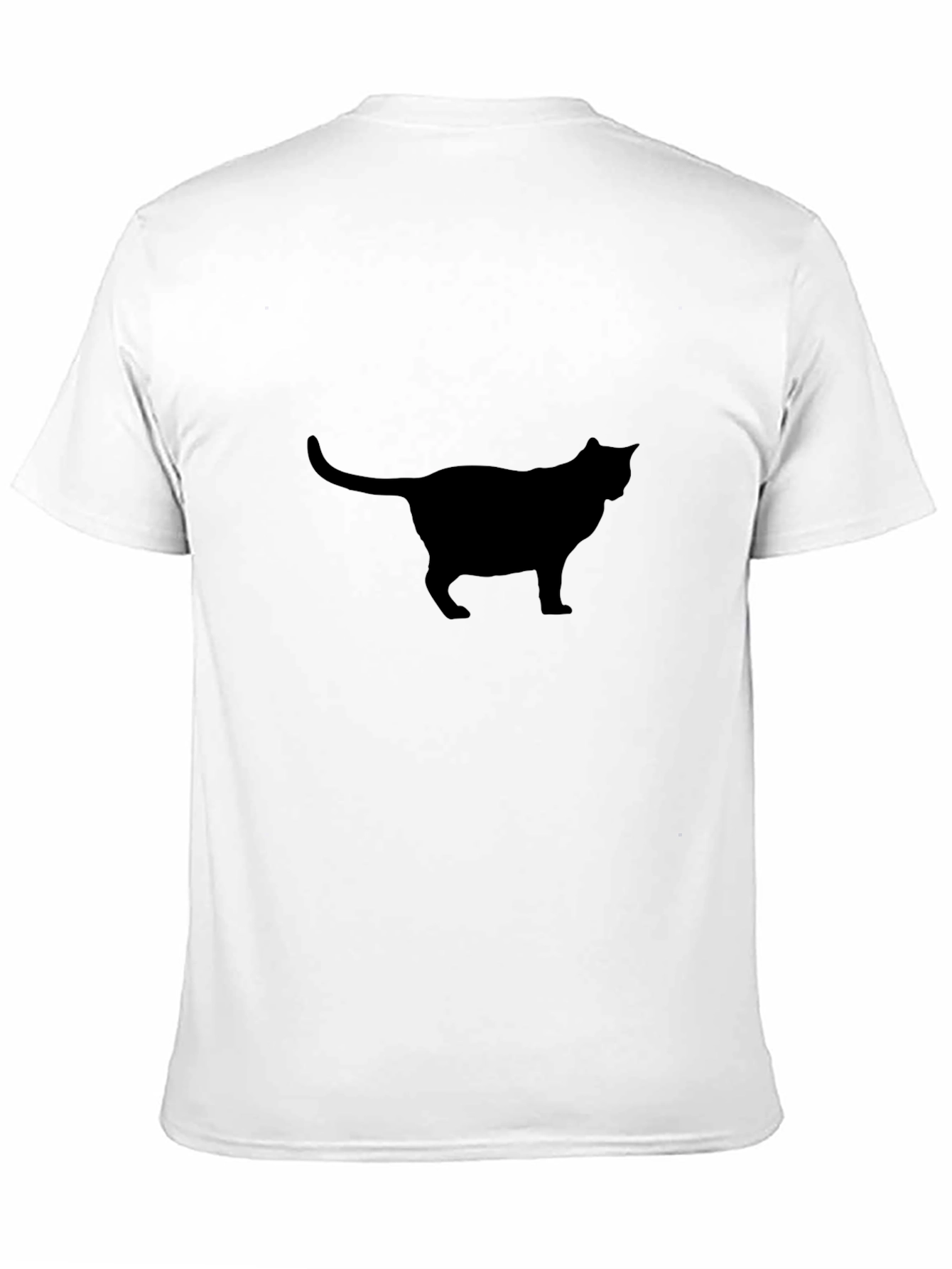 Black Cat Silhouette T-Shirt