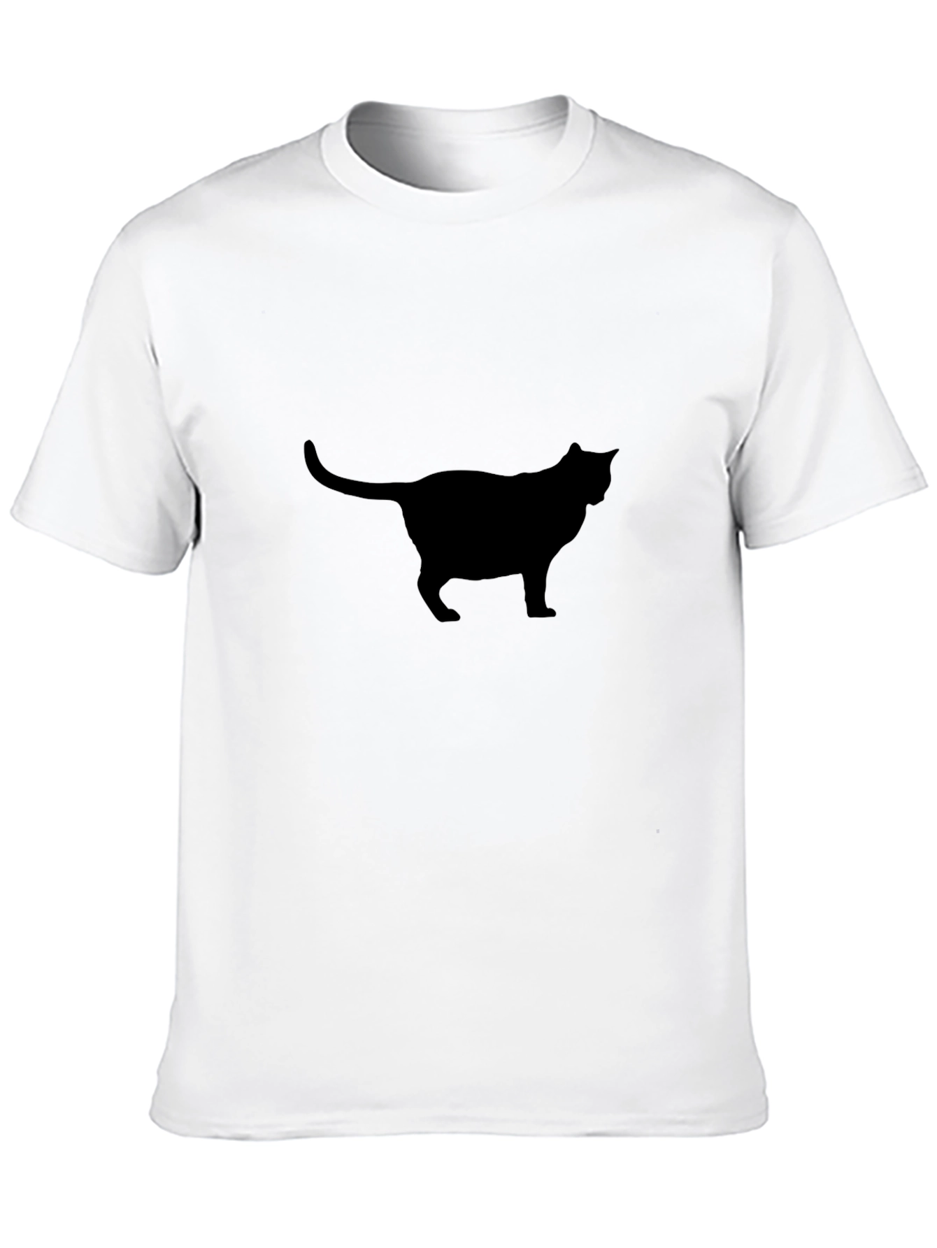 Black Cat Silhouette T-Shirt