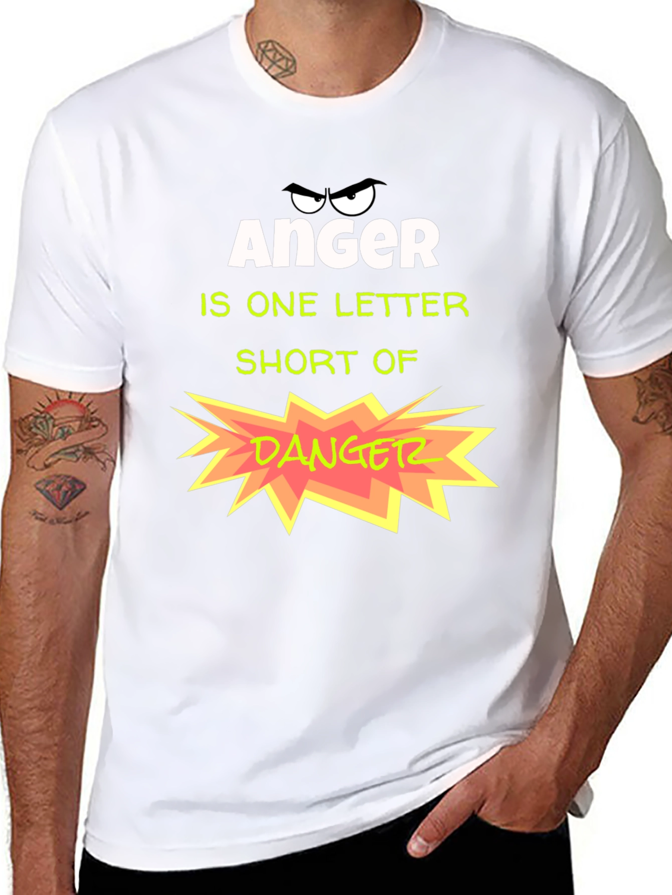 Anger is One Letter Short of Danger T-Shirt