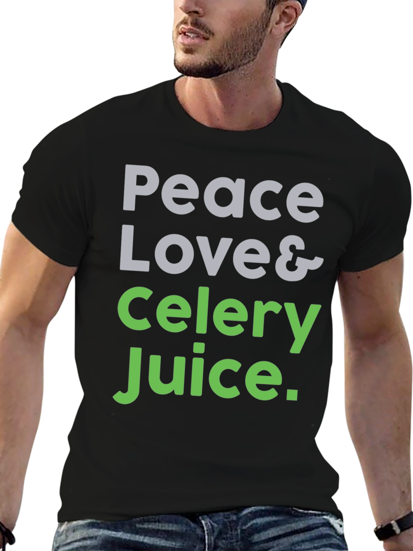 Peace Love & Celery Juice Graphic Tee