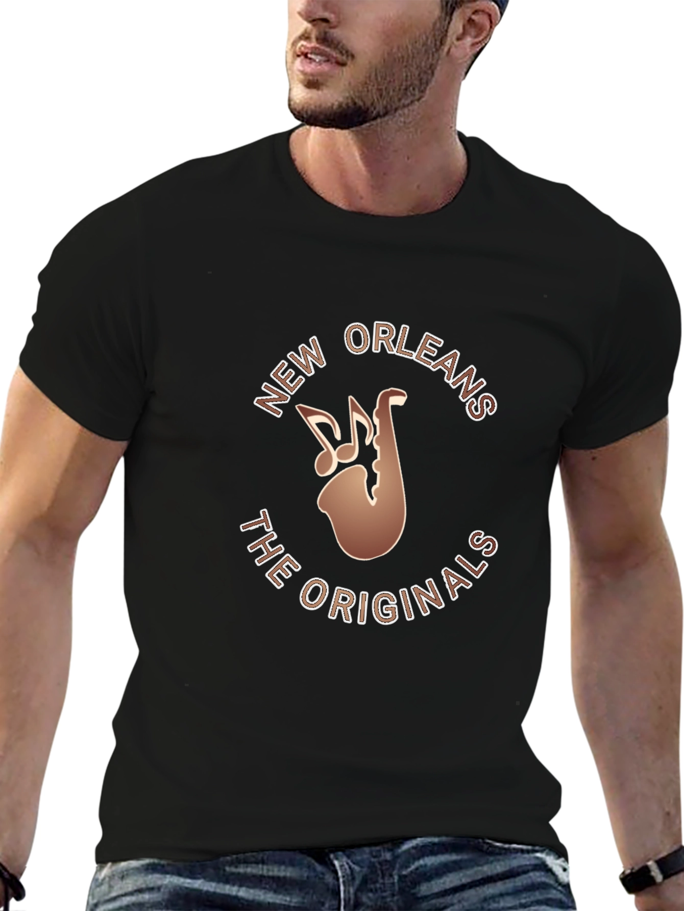 New Orleans Music Originals Black Graphic Tee