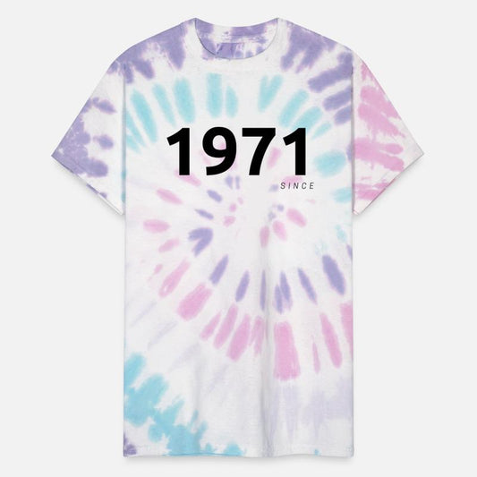 "1971 Since" T-shirt or "1971" T-shirt.