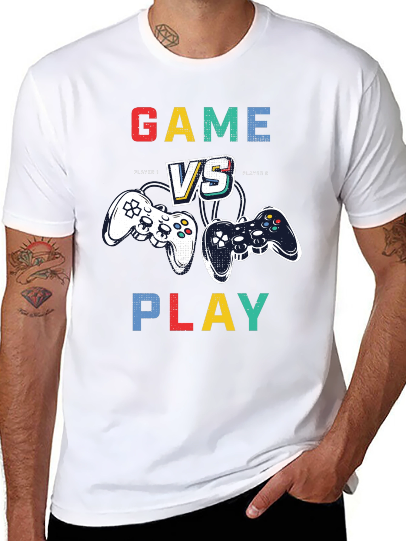 Game VS Play T-Shirt - Gamer Apparel