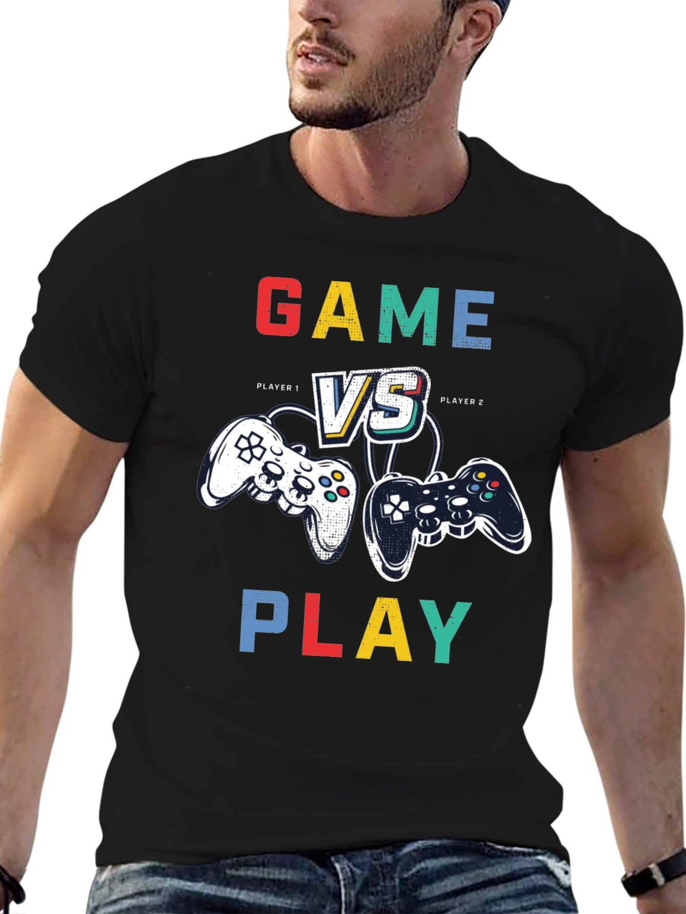 Game VS Play T-Shirt - Gamer Apparel