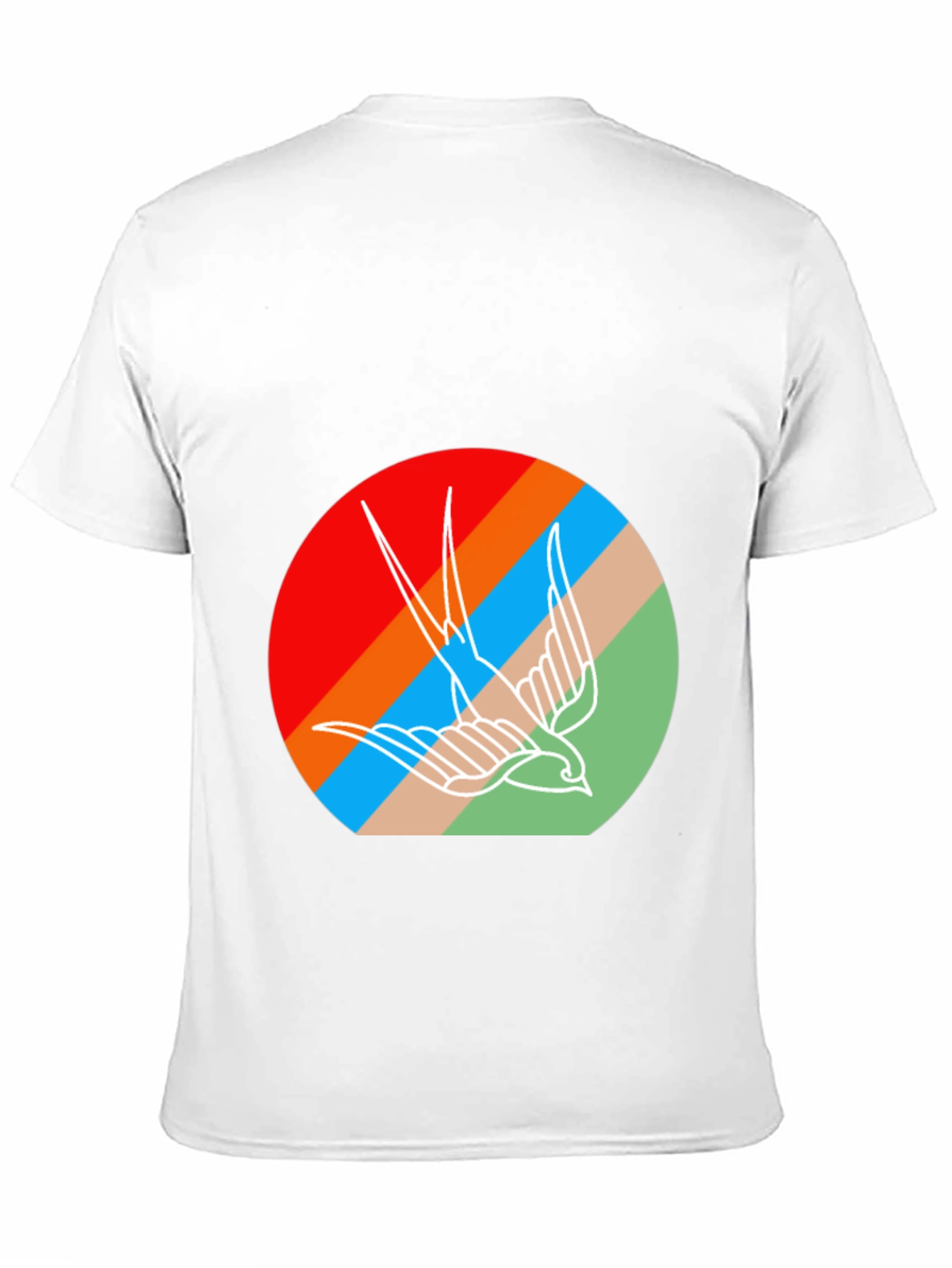 Retro Bird Graphic Tee - Casual Comfort