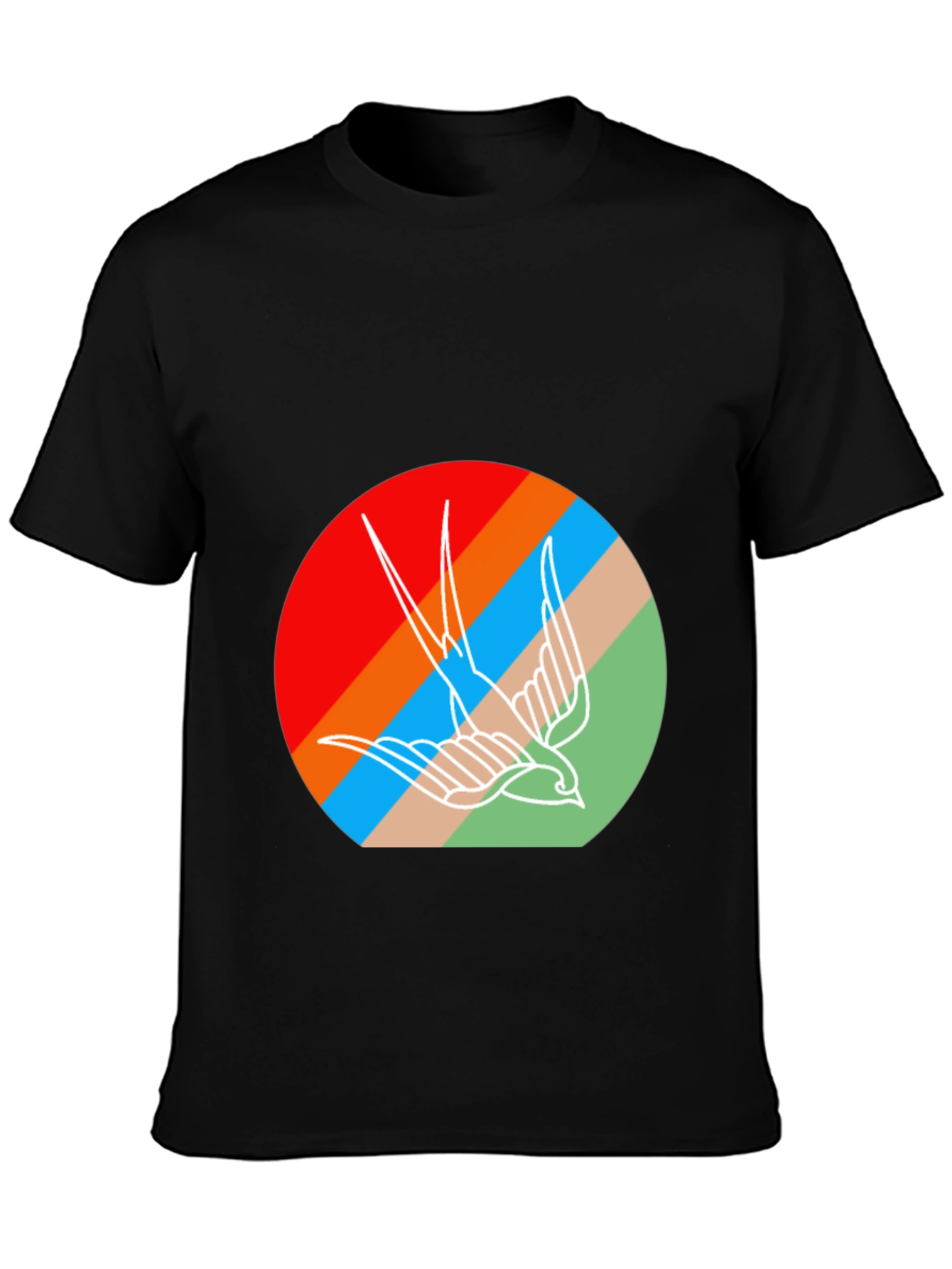 Retro Bird Graphic Tee - Casual Comfort