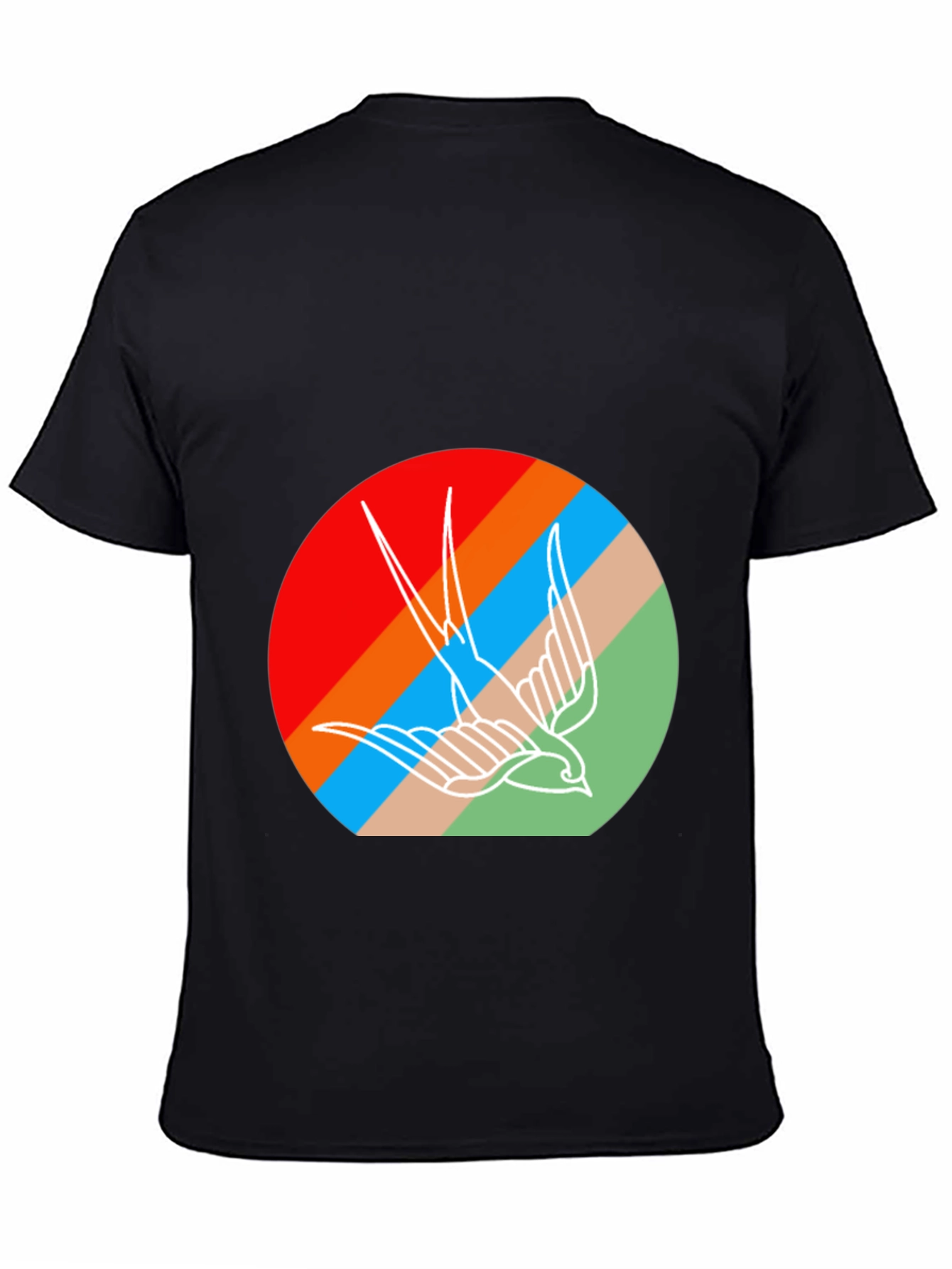 Retro Bird Graphic Tee - Casual Comfort