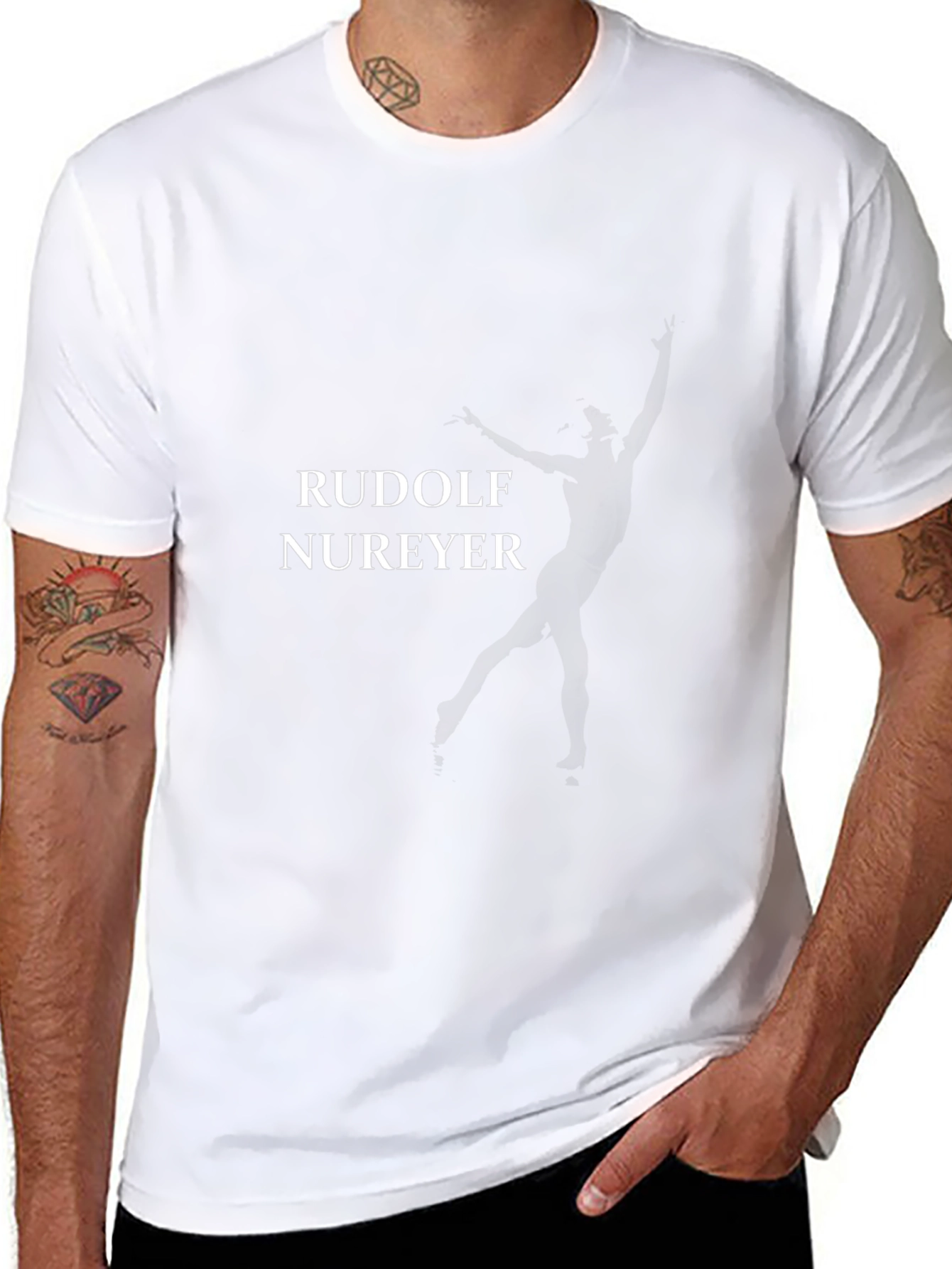 Rudolf Nureyev Black T-Shirt