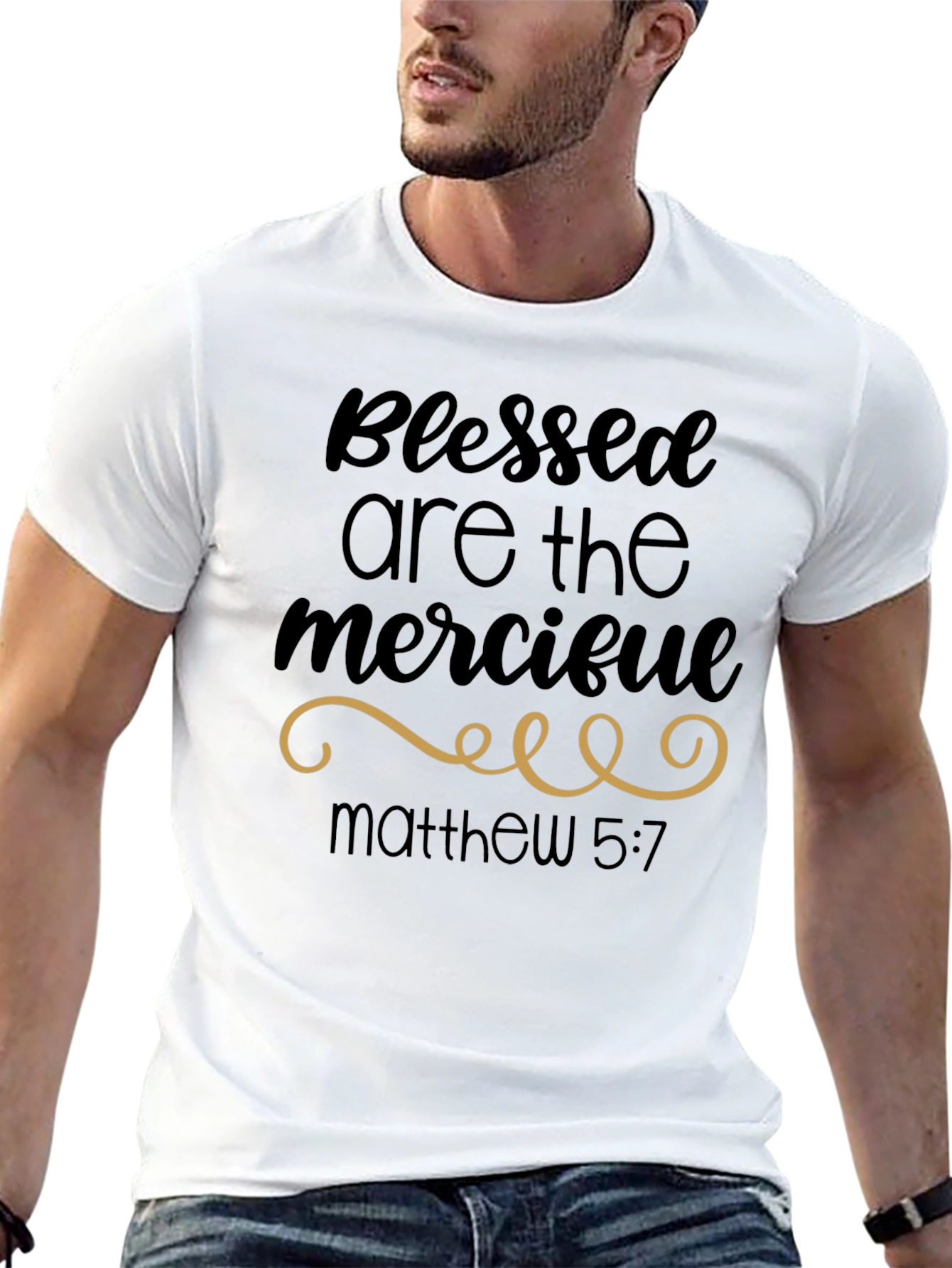 Blessed Are the Merciful T-Shirt - Matthew 5:7