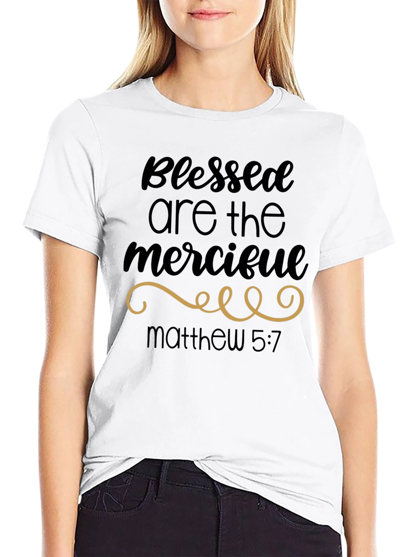 Blessed Are the Merciful T-Shirt - Matthew 5:7