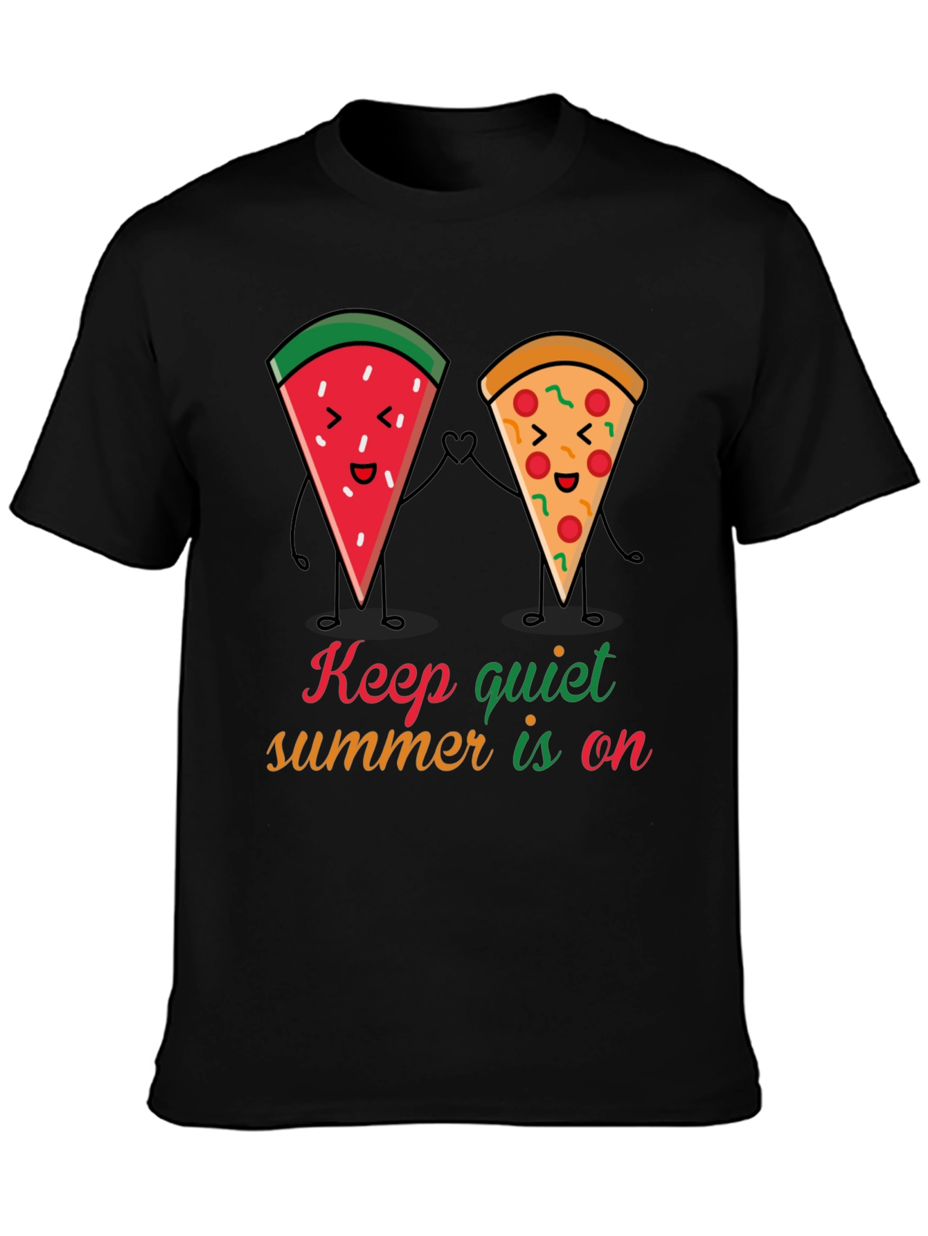 Summer Fun T-Shirt: Watermelon & Pizza Pals