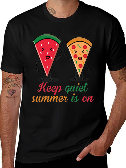 Summer Fun T-Shirt: Watermelon & Pizza Pals