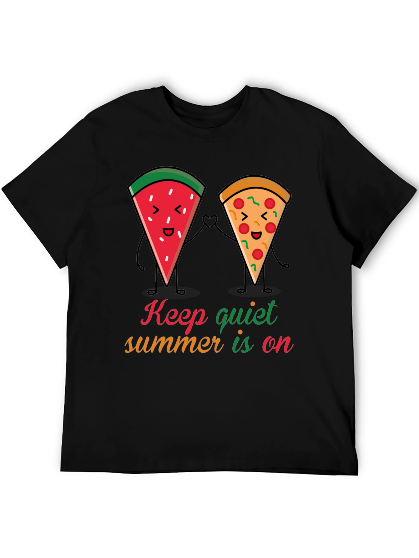 Summer Fun T-Shirt: Watermelon & Pizza Pals
