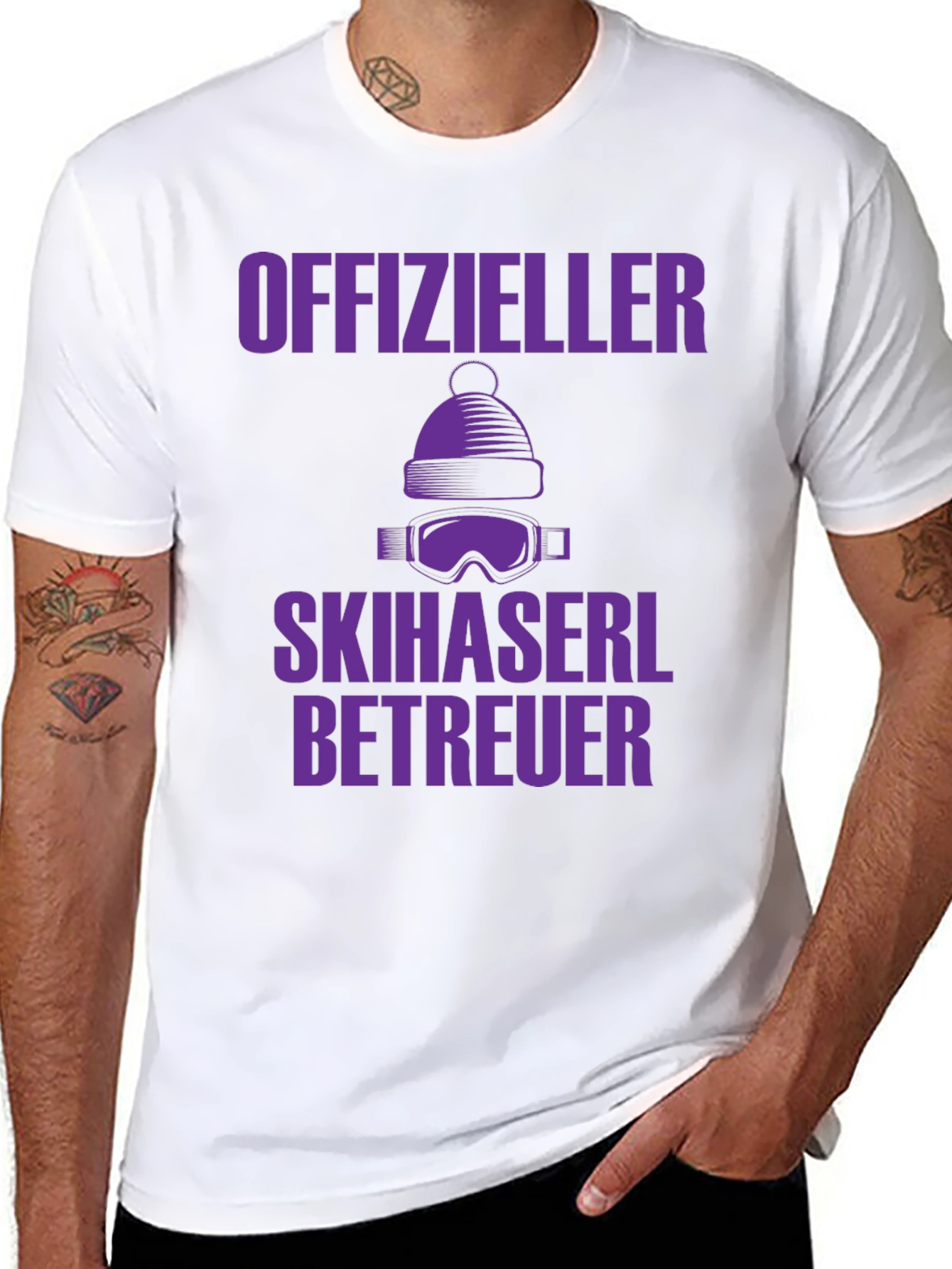 Offizieller Skihaserl Betreuer T-Shirt
