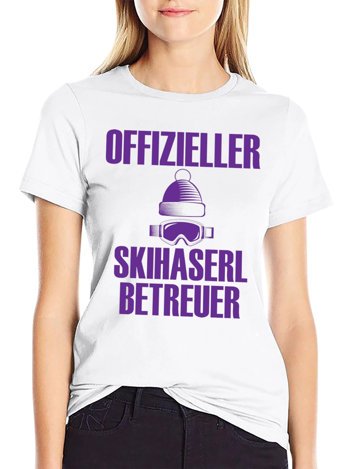 Offizieller Skihaserl Betreuer T-Shirt