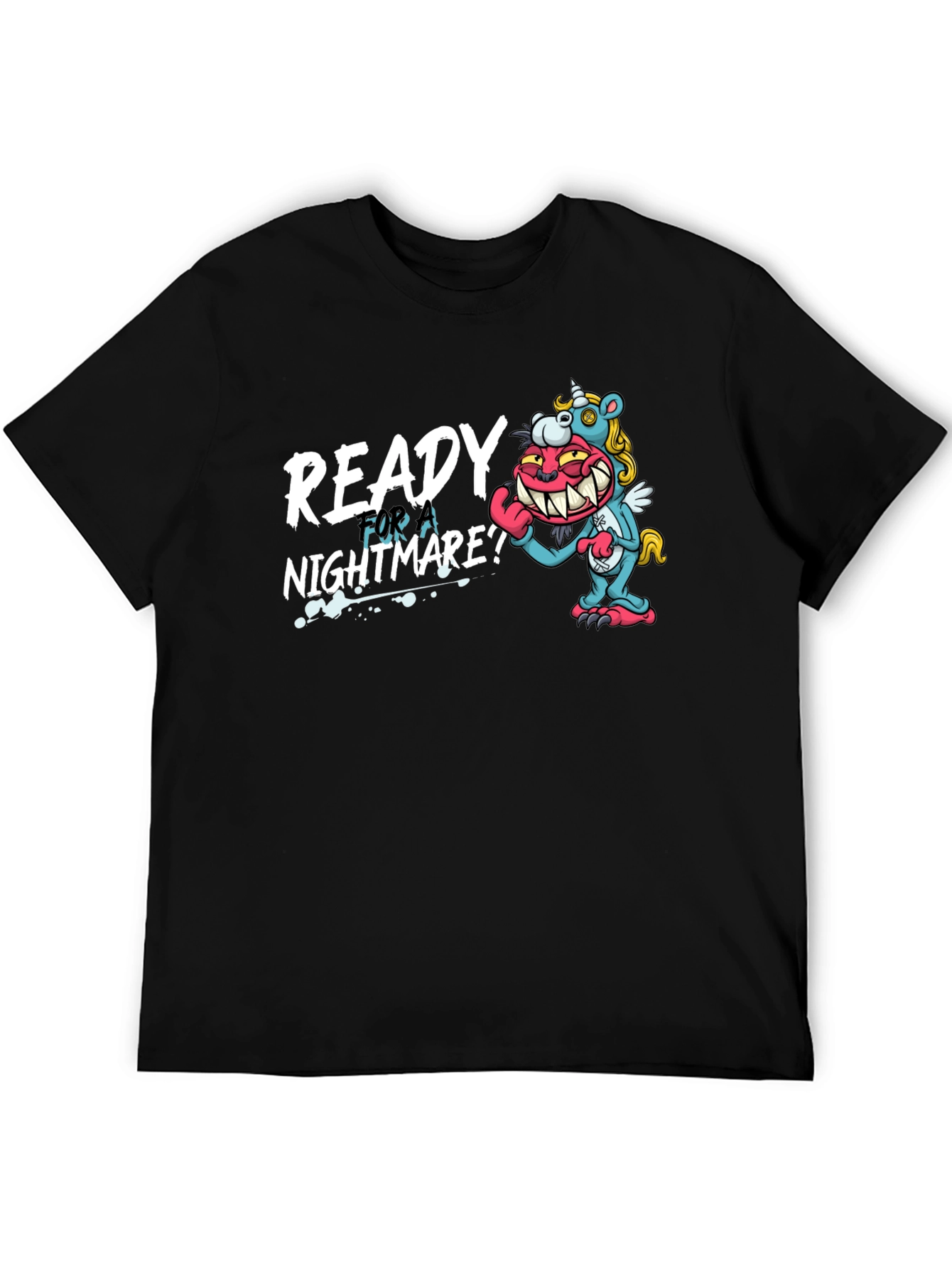 Ready for a Nightmare Black Graphic Tee