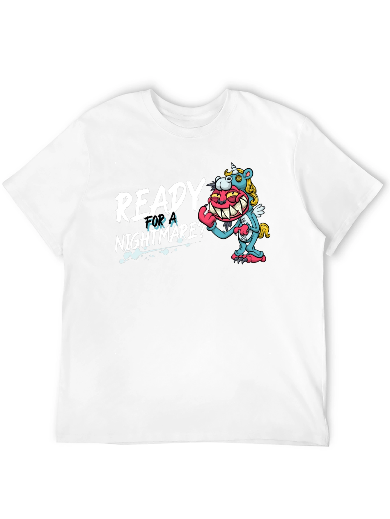 Ready for a Nightmare Black Graphic Tee