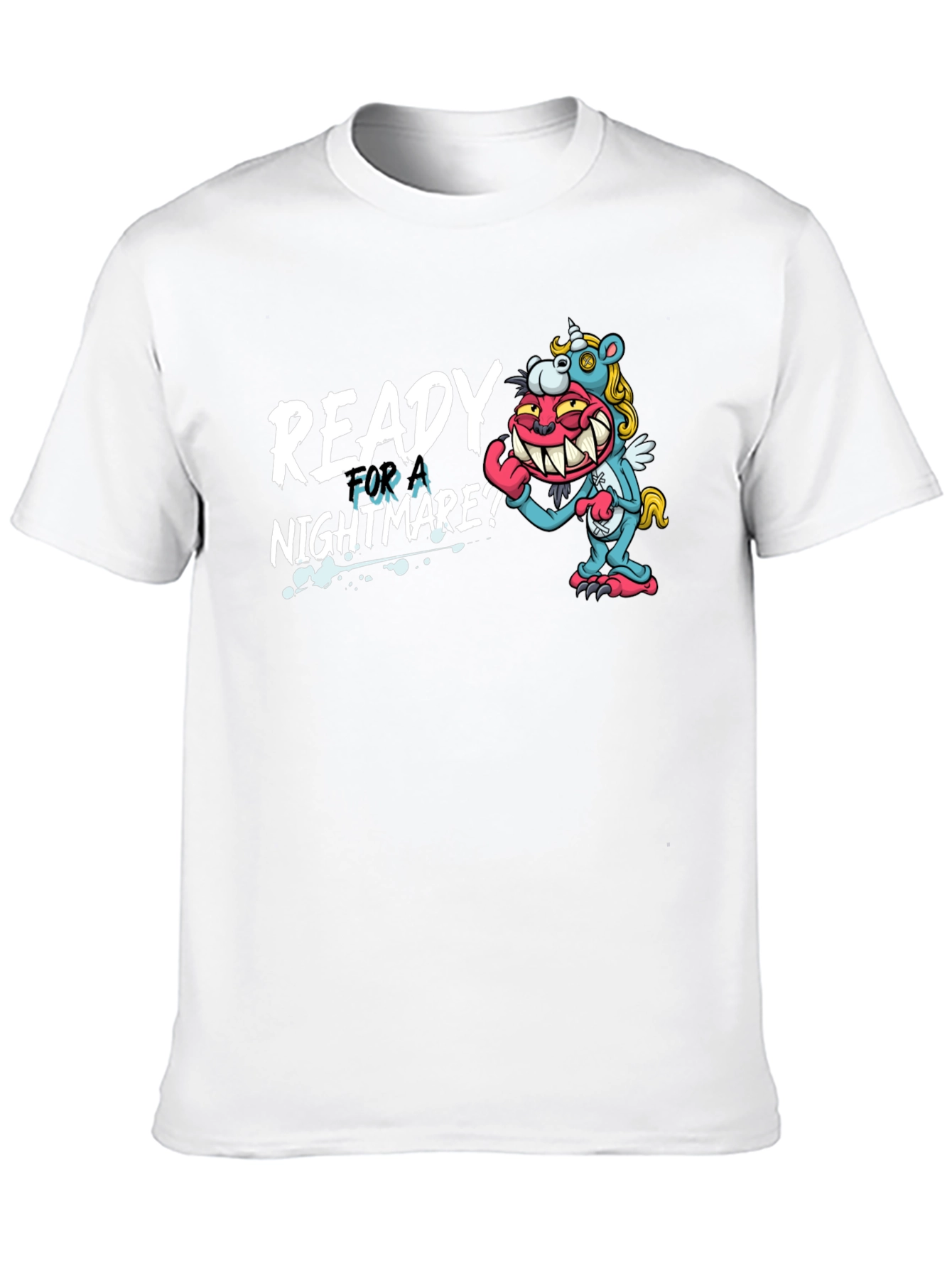 Ready for a Nightmare Black Graphic Tee