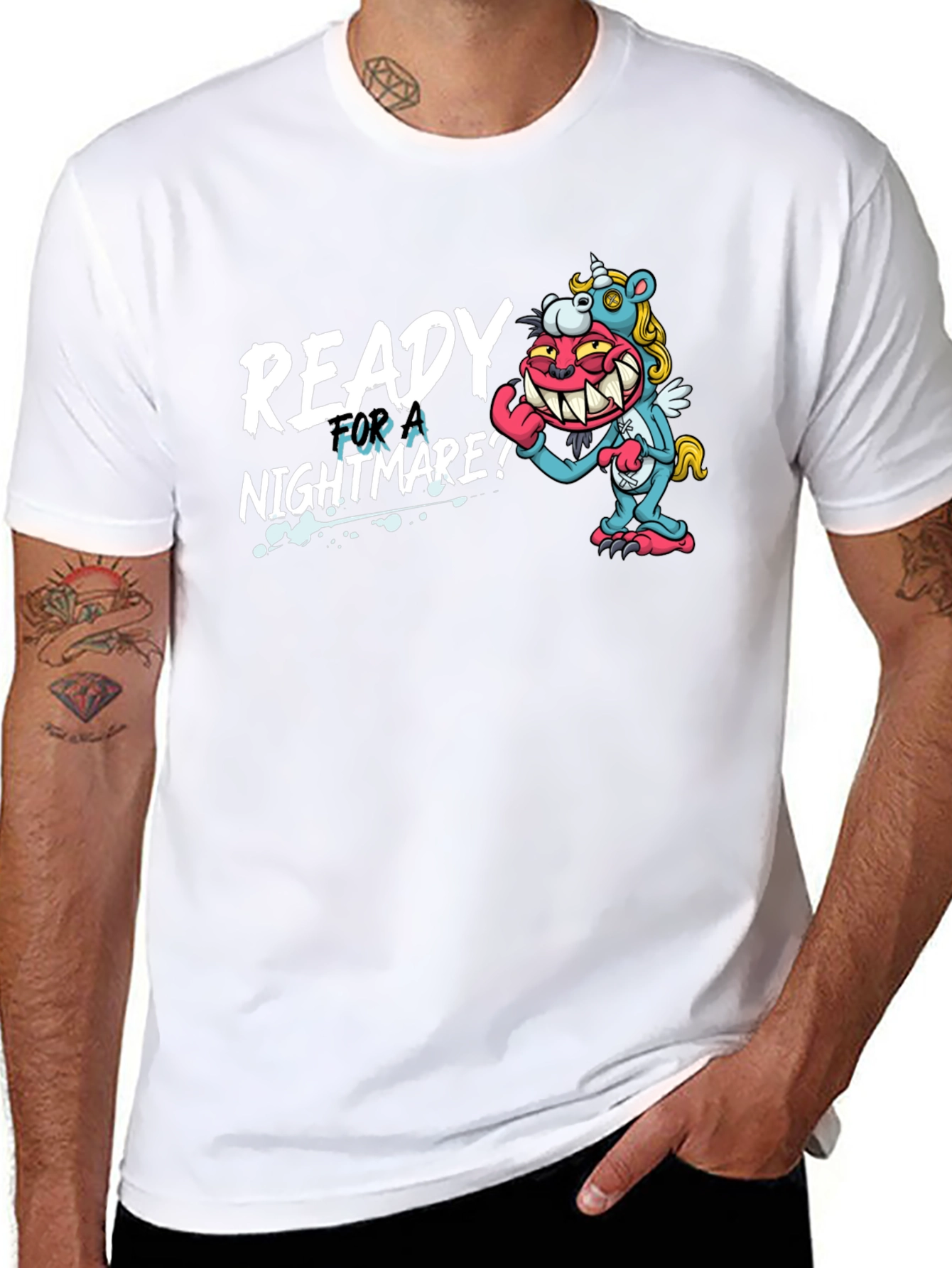 Ready for a Nightmare Black Graphic Tee