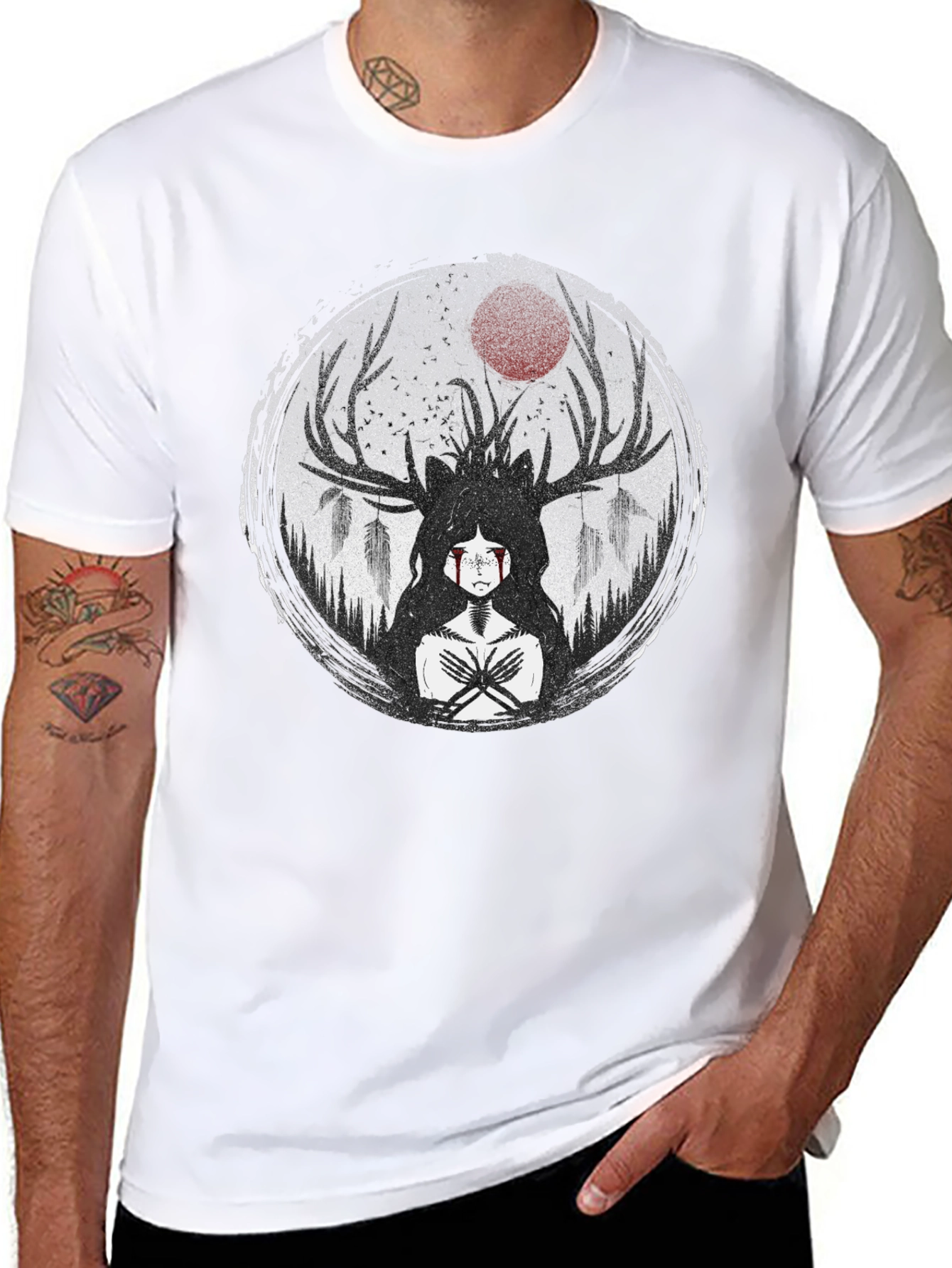 Creepy Forest Spirit T-Shirt