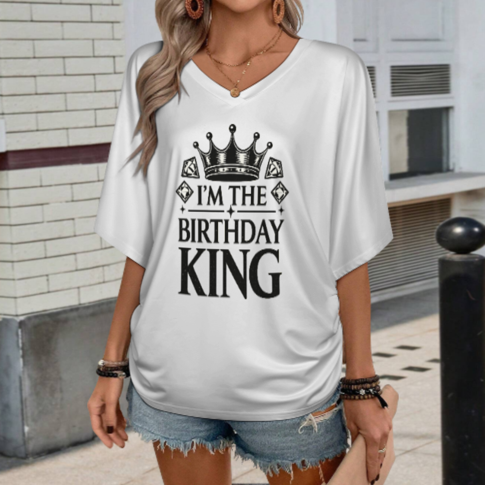 I'm the Birthday King – Bold Birthday Celebration Graphic T-Shirt(z1086)