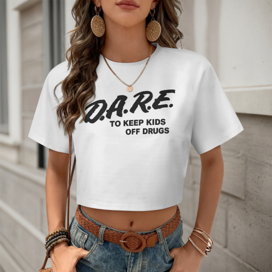 D.A.R.E. To Keep Kids Off Drugs Shirt – Retro 90s Awareness Graphic Tee(z1121)