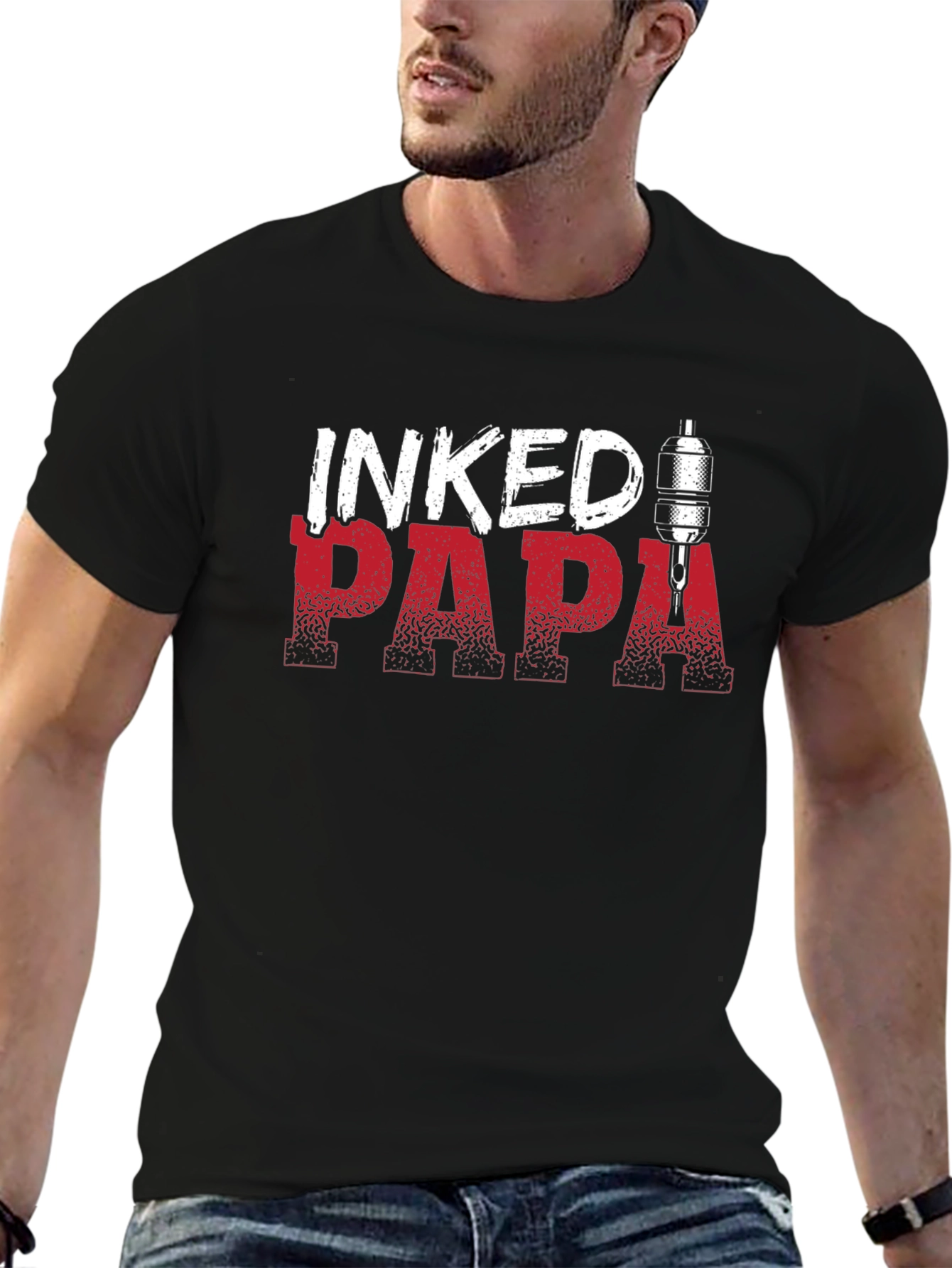 Inked Papa Tattoo T-Shirt