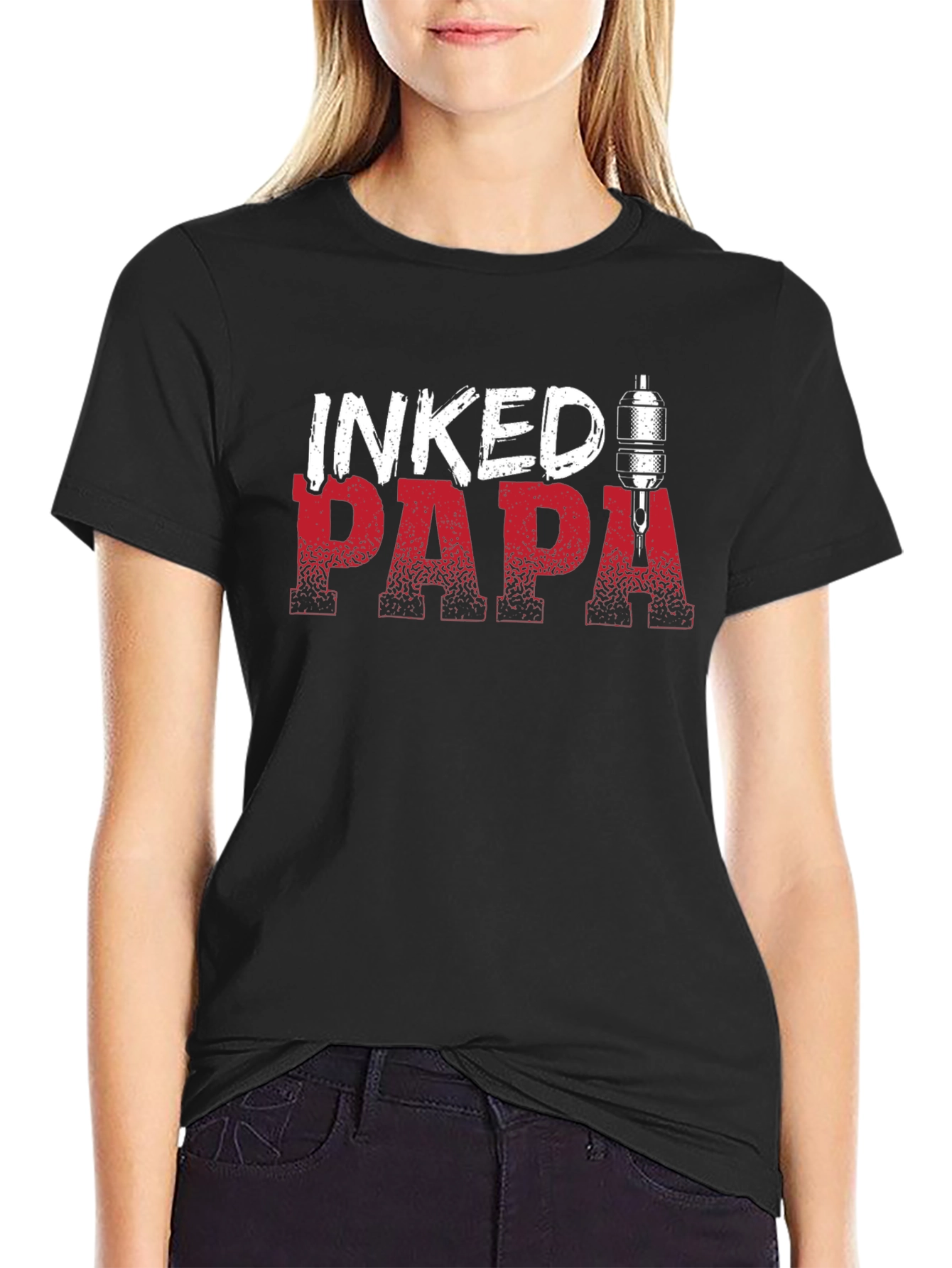 Inked Papa Tattoo T-Shirt