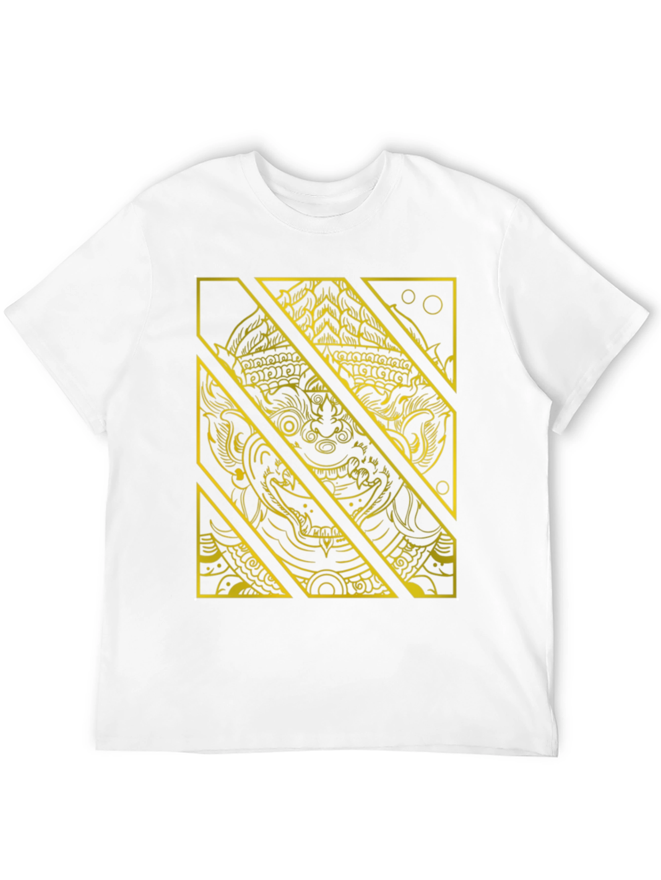 Hanuman Graphic Tee - Striking Black T-Shirt