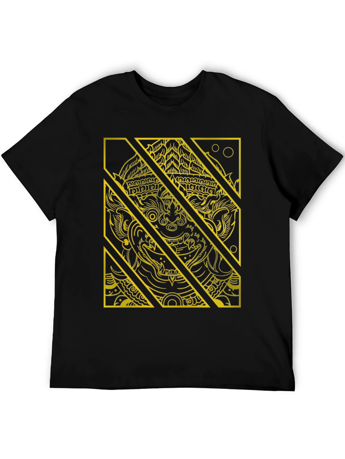 Hanuman Graphic Tee - Striking Black T-Shirt