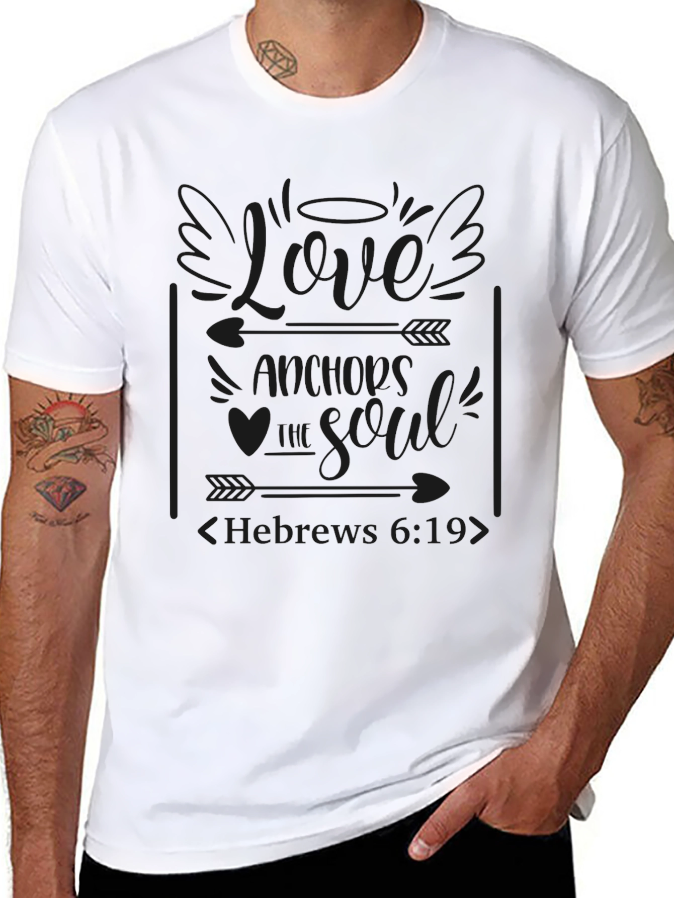 Love Anchors The Soul T-Shirt - Hebrews 6:19