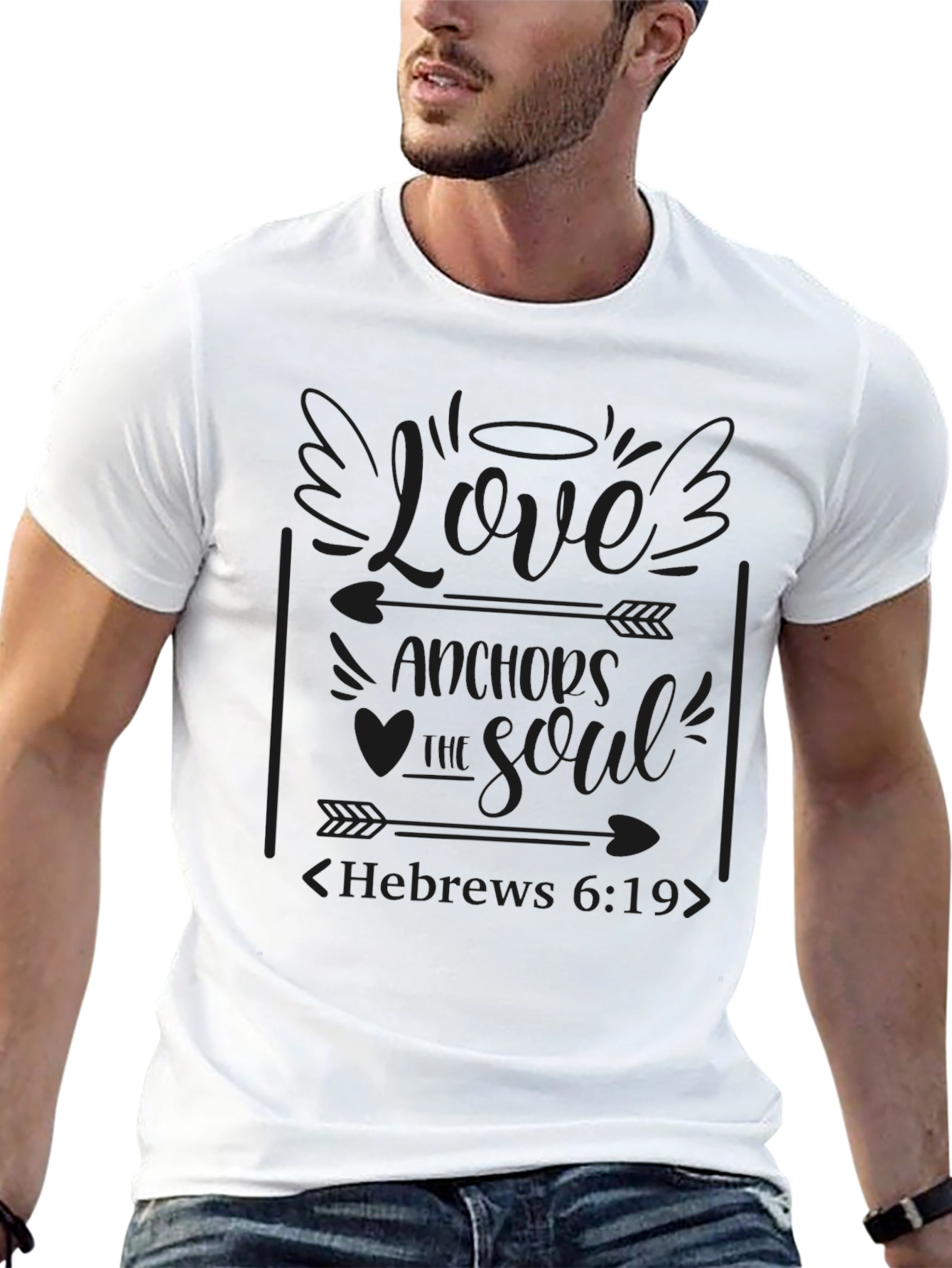 Love Anchors The Soul T-Shirt - Hebrews 6:19