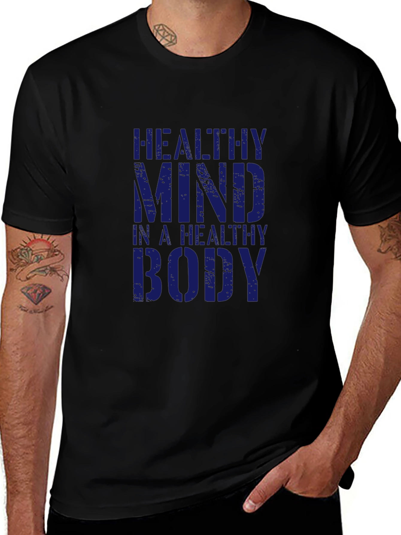 Healthy Mind Healthy Body Graphic Tee
