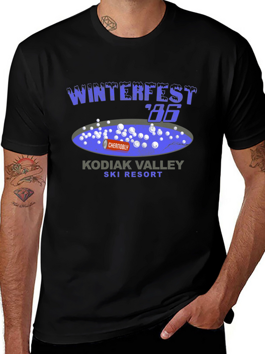 Winterfest 86 T-Shirt - Kodiak Valley Ski Resort - Chernobyl Humor