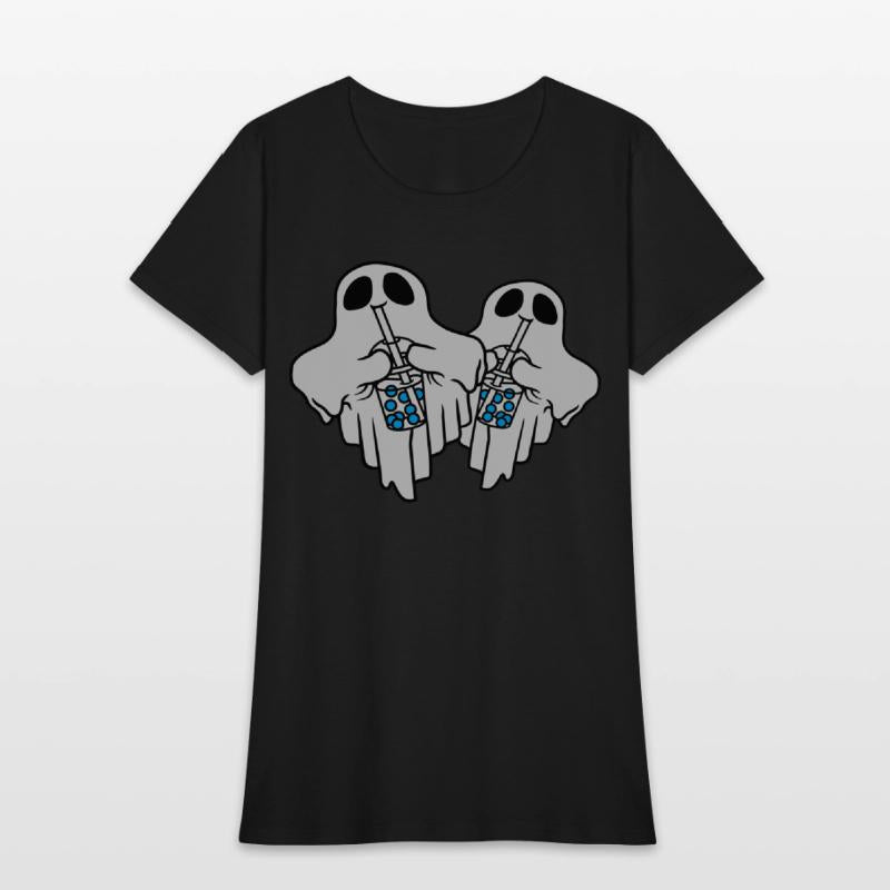 2 bubble tea ghosts