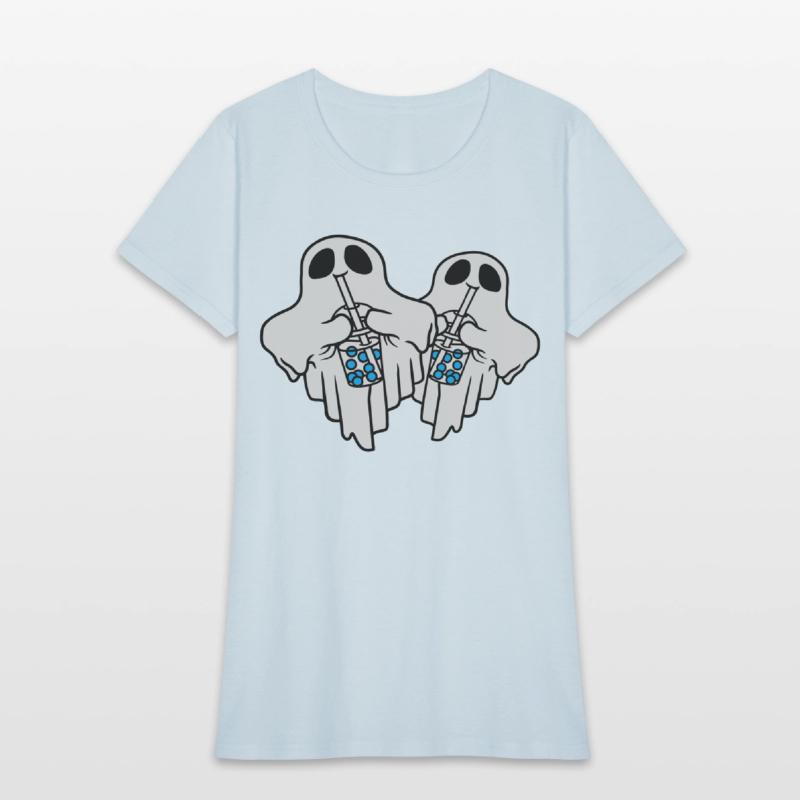 2 bubble tea ghosts
