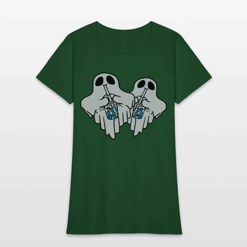 2 bubble tea ghosts