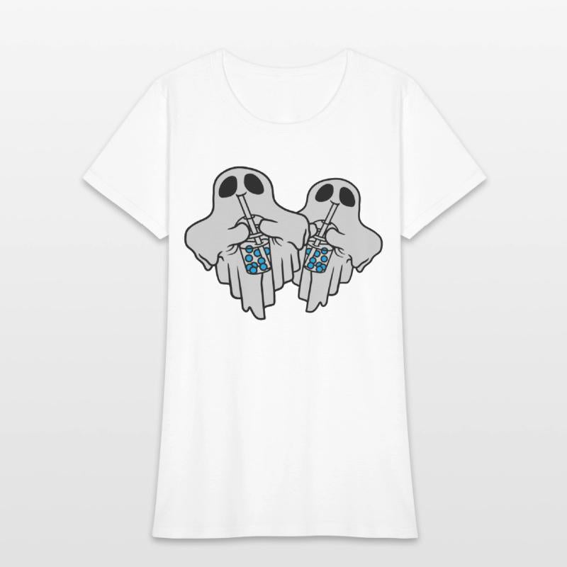 2 bubble tea ghosts