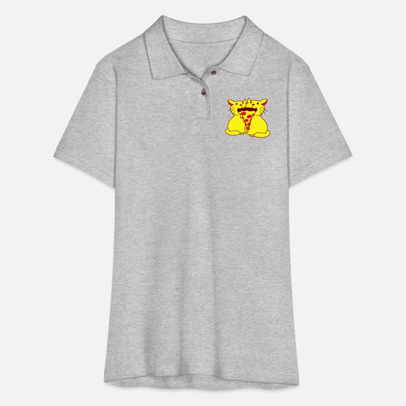 2 Cats Food Salami Pizza Fast Food Fun Hunger Team