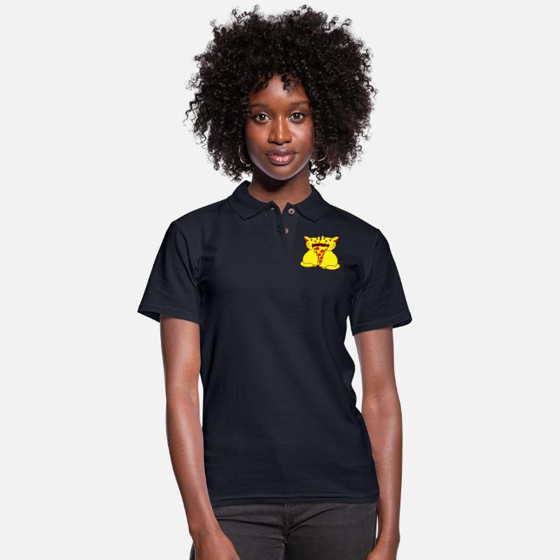 2 Cats Food Salami Pizza Fast Food Fun Hunger Team