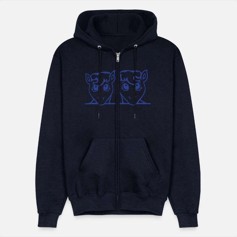 2 Cute Horses Sweet Pony Two friends Couple Team