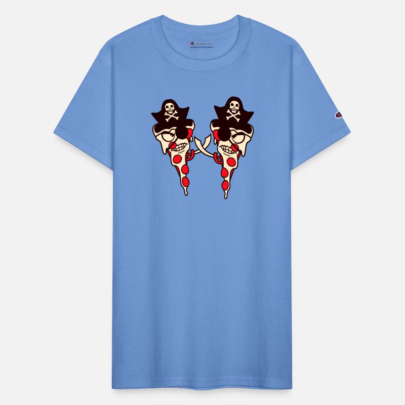 2 Evil Fast Food Pizza Pirates Duel Eye Patch Cool