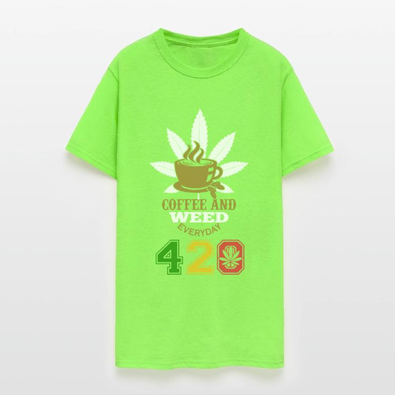 2024 420 Coffee & Smoke Weed Marijuana Design