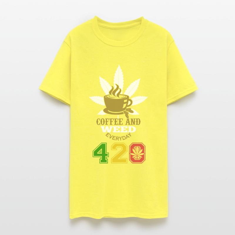 2024 420 Coffee & Smoke Weed Marijuana Design